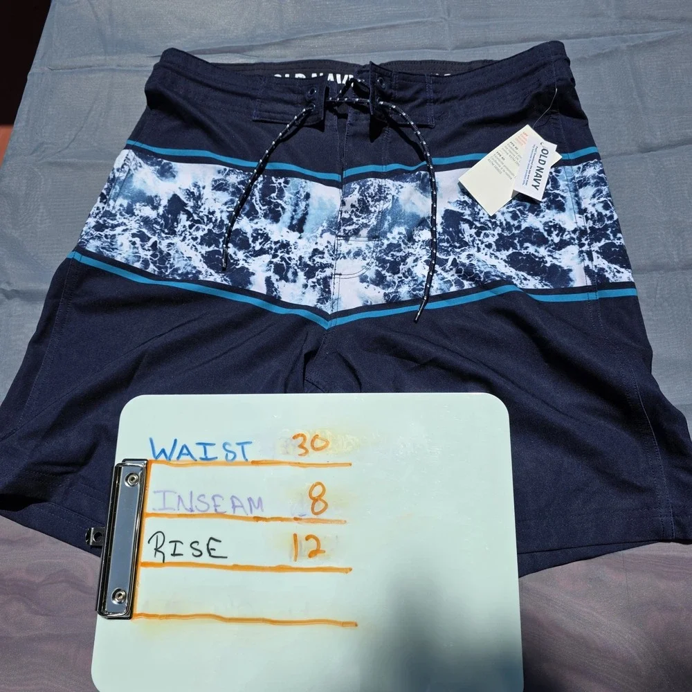 Nwt Old‎ Navy Swimming Shorts Men's 30 Board Surf Unlined MSRP $34.99